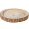Vintiquewise Wood Tree Bark Indented Display Tray Serving Plate Platter Charger - 14 Inch Dia QI003840-14 - alternate 7